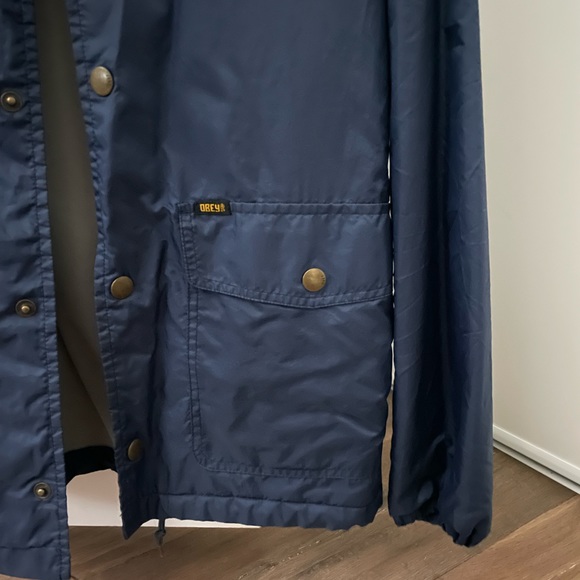 vintage obey windbreaker jacket - Picture 2 of 4